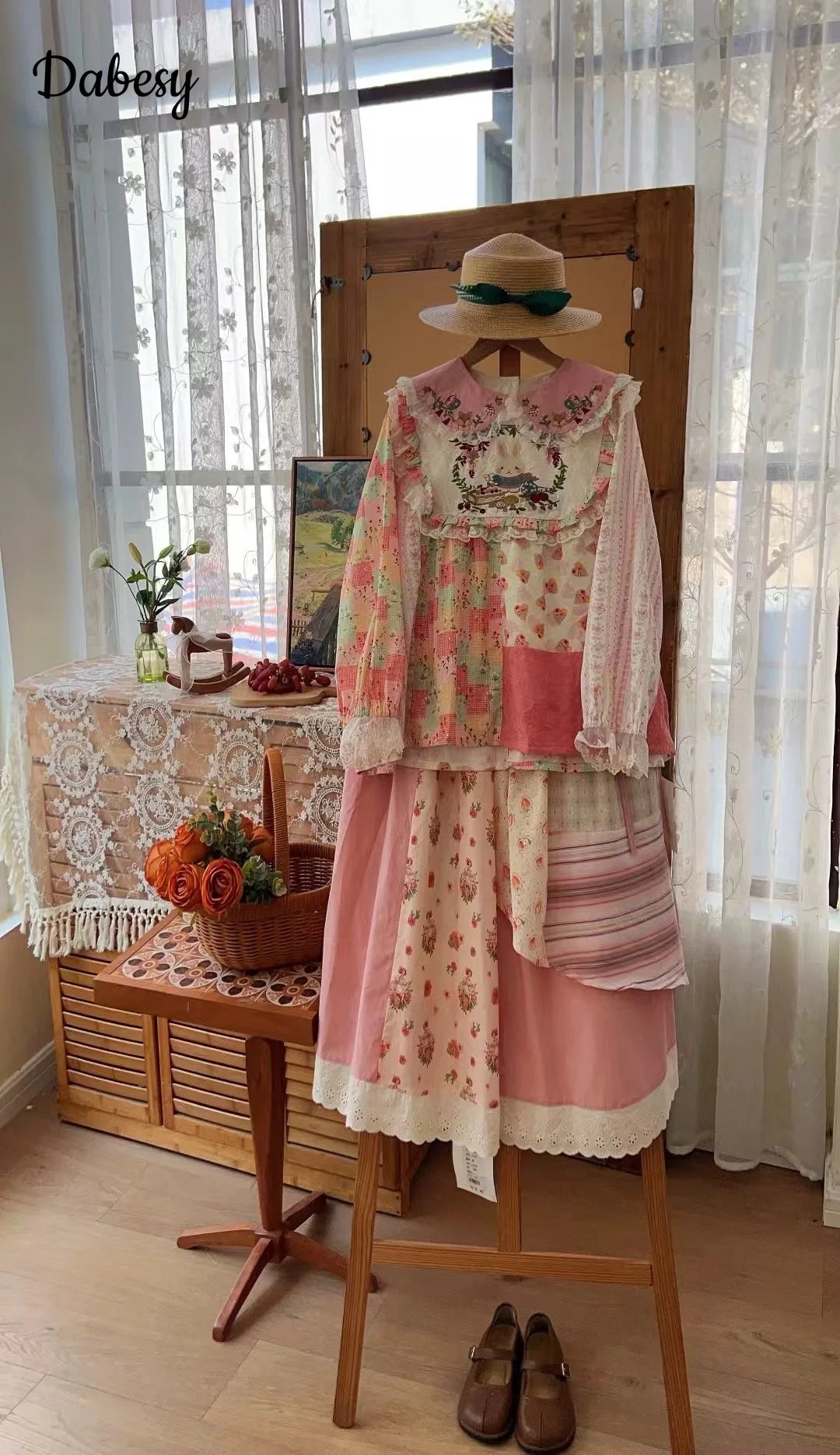 Vintage Patchwork Lace Blouses