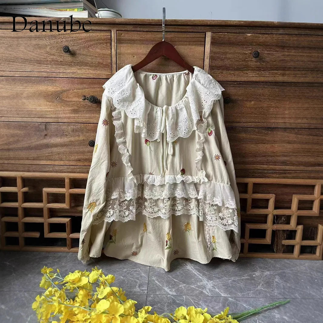 Ruffled Pullover Top