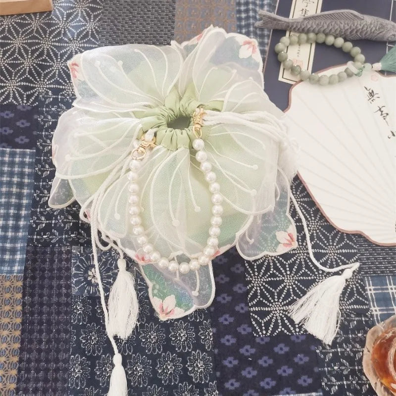 Flower Pearl purse Wallet
