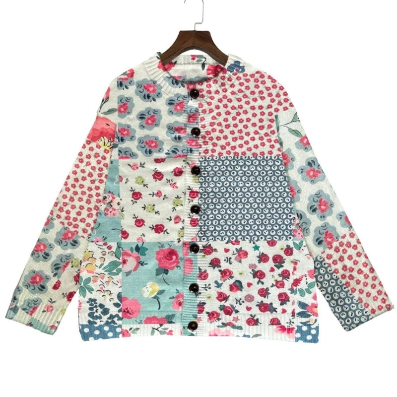 Floral Patchwork Coat