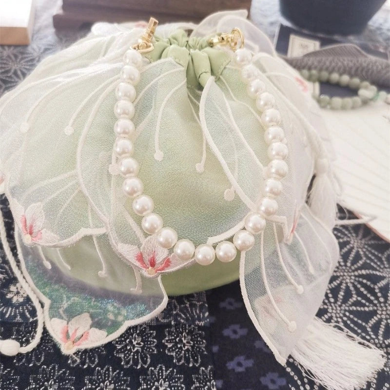 Flower Pearl purse Wallet