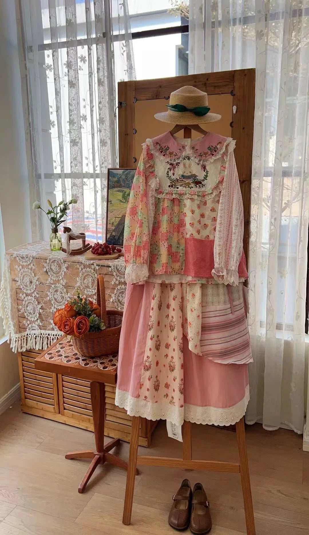 Vintage Patchwork Lace Blouses