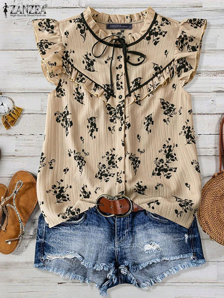 Floral Print Blouse