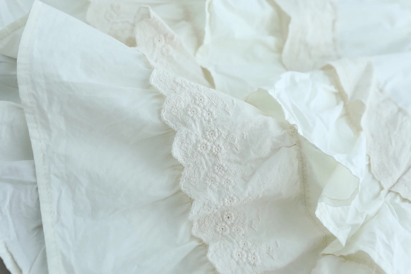 Cotton Ruffles Shorts