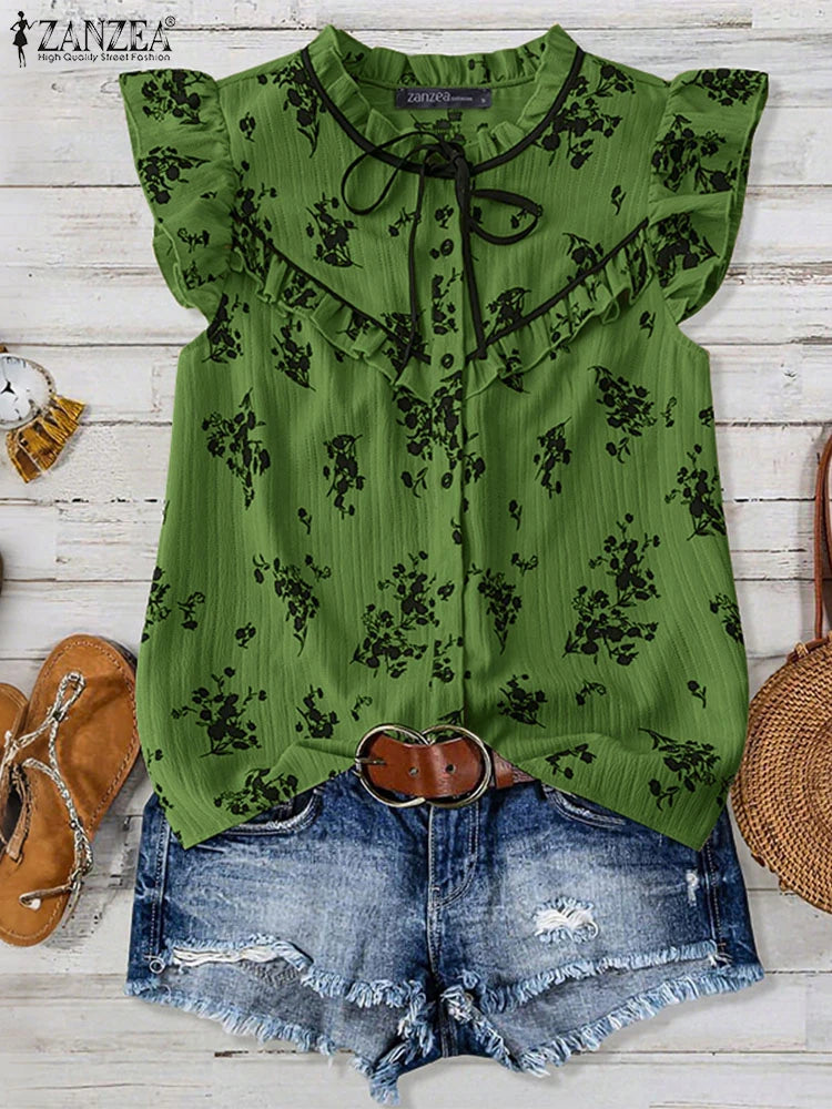 Floral Print Blouse