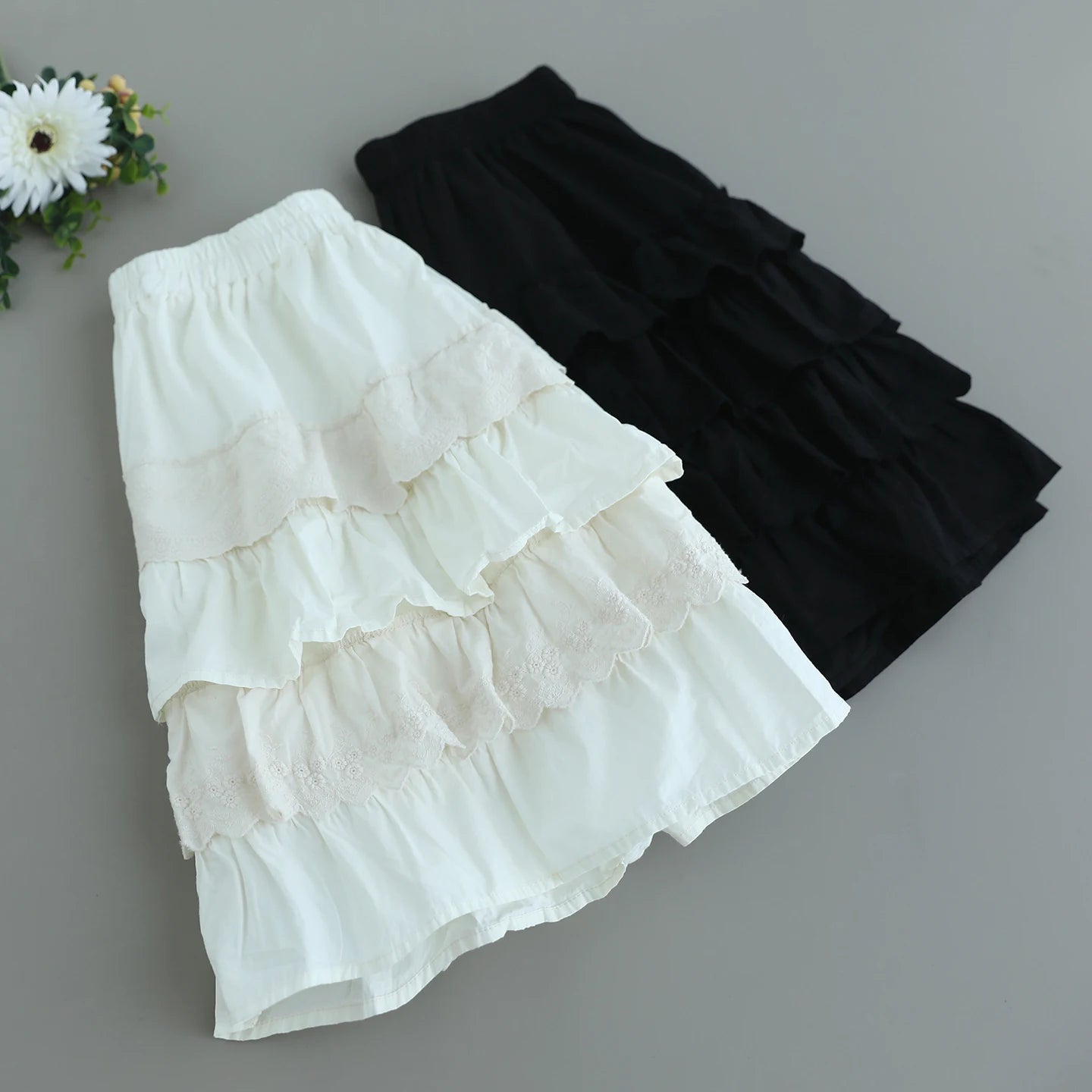 Cotton Ruffles Shorts