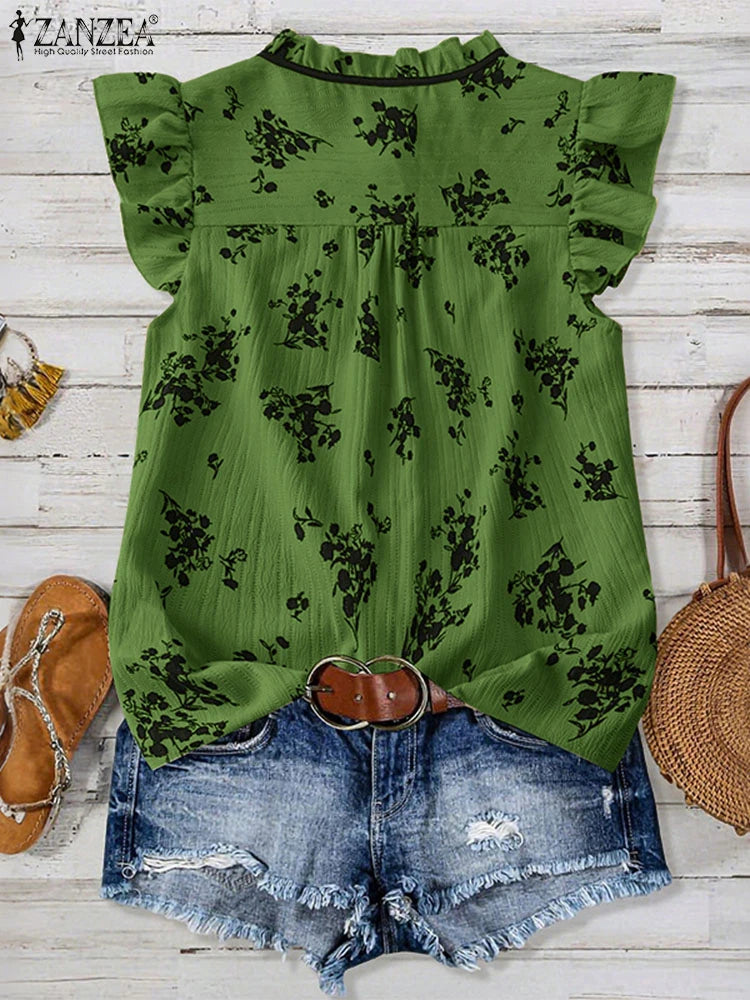 Floral Print Blouse