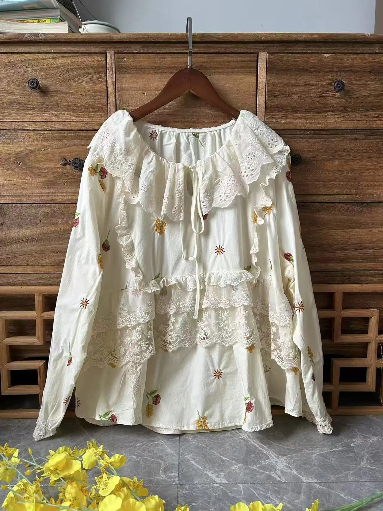 Ruffled Pullover Top