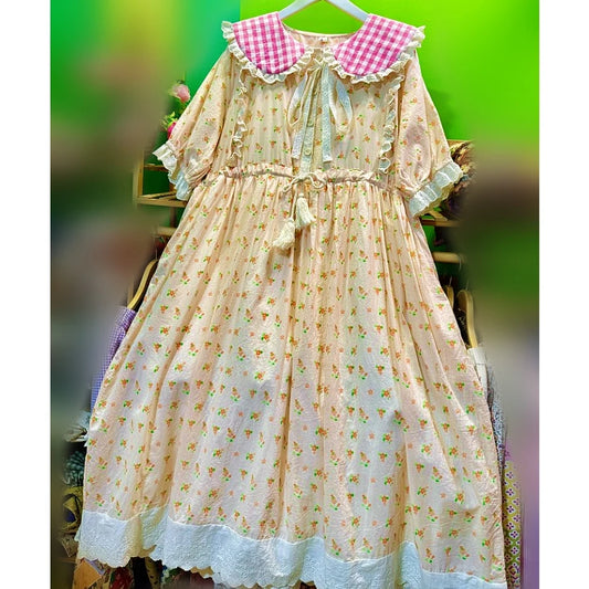 Ruffled Long Dress