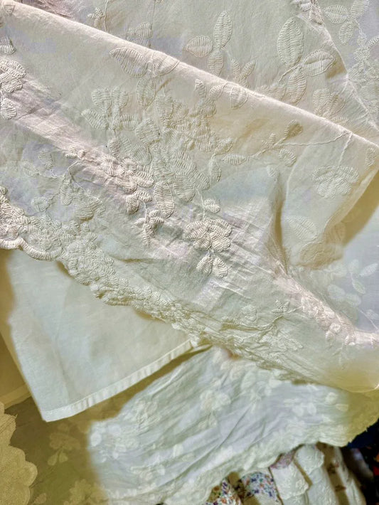Vintage Victorian Lace  Long Dress