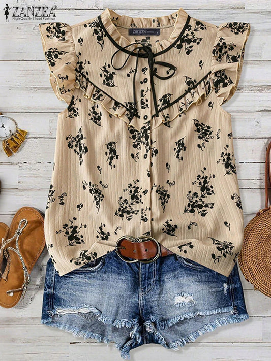 Floral Print Blouse