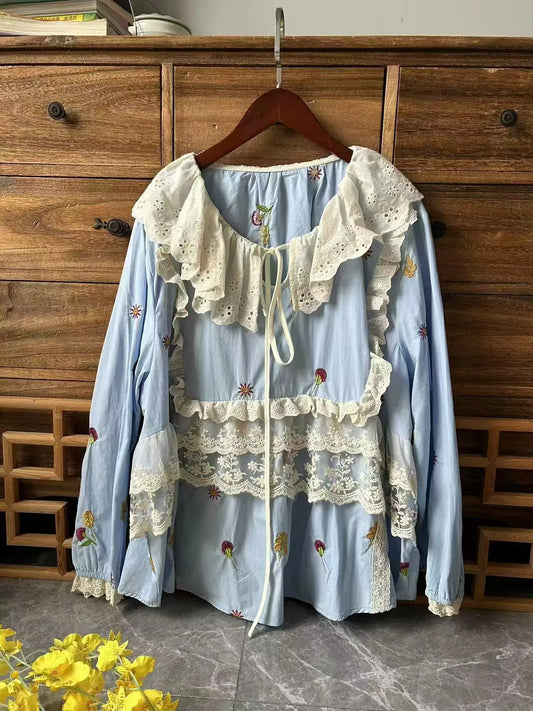 Ruffled Pullover Top