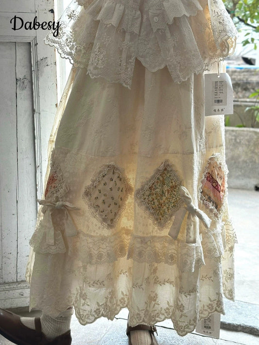 Patchwork Corduroy  Skirt